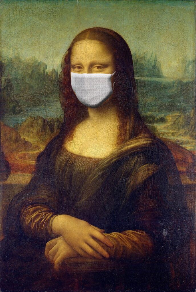 mona lisa, mask, coronavirus-4893660.jpg